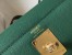 Hermes Malachite Epsom Kelly 32cm Sellier Bag