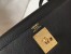 Hermes Black Epsom Kelly 32cm Sellier Bag