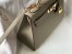 Hermes Grey Epsom Kelly 32cm Sellier Bag