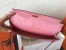 Hermes Pink Epsom Kelly Cut Handmade Bag
