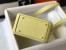 Hermes Mini Lindy Bag In Jaune Poussin Clemence Leather
