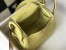 Hermes Mini Lindy Bag In Jaune Poussin Clemence Leather