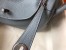 Hermes Lindy 30cm Bag In Blue Lin Clemence Leather