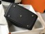 Hermes Lindy 30cm Bag In Black Clemence Leather