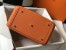 Hermes Lindy 30cm Bag In Orange Clemence Leather