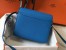 Hermes Mini Sac Roulis 18cm Bag In Blue Hydra Evercolor Calfskin