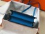 Hermes Mini Sac Roulis 18cm Bag In Blue Hydra Evercolor Calfskin