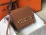 Hermes Mini Sac Roulis 18cm Bag In Brown Evercolor Calfskin