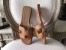 Hermes Oran Sandals In Brown Epsom Leather