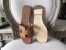 Hermes Oran Sandals In Brown Epsom Leather
