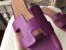 Hermes Oran Sandals In Cyclamen Epsom Leather