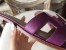 Hermes Oran Sandals In Cyclamen Epsom Leather