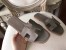 Hermes Oran Sandals In Etoupe Epsom Leather