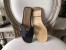 Hermes Oran Sandals In Black Epsom Leather