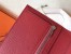 Hermes Bi-Color Epsom Bearn Wallet Black/Ruby