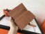 Hermes Brown Epsom Bearn Gusset Wallet