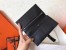 Hermes Black Epsom Bearn Gusset Wallet