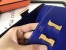 Hermes Blue Electric Epsom Constance Long Wallet