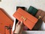 Hermes Orange Epsom Constance Long Wallet