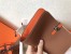 Hermes Bicolor Dogon Duo Wallet In Brown/Orange Leather