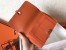 Hermes Bicolor Dogon Duo Wallet In Jean/Orange Leather