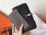 Hermes Bicolor Dogon Duo Wallet In Black/Taupe Leather