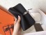 Hermes Bicolor Dogon Duo Wallet In Black/Taupe Leather