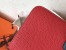 Hermes Bicolor Dogon Duo Wallet In Red/Jean Leather