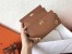 Hermes Kelly Classic Long Wallet In Brown Epsom Leather