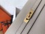 Hermes Kelly Classic Long Wallet In Grey Epsom Leather