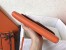 Hermes Kelly Classic Long Wallet In Orange Epsom Leather