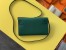 Hermes Kelly Classique To Go Wallet In Malachite Epsom Calfskin