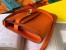 Hermes Kelly Classique To Go Wallet In Orange Epsom Calfskin