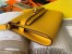 Hermes Kelly Classique To Go Wallet In Yellow Epsom Calfskin