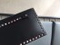 Valentino Medium Rockstud Clutch In Black Calfskin