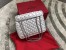 Valentino Rockstud Spike Medium Bag In Silver Metallic Lambskin