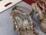 Valentino Rockstud Ankle Strap Pump 100mm In Gold Grainy Calfskin 