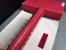 Valentino Rockstud Spike Zip Wallet In Red Lambskin