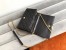 Saint Laurent WOC Becky Chain Wallet In Black Lambskin