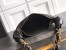Saint Laurent Amalia Mini Hobo Bag in Black Lambskin
