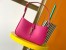 Saint Laurent Le 5 À 7 Hobo Bag in Pink Smooth Leather