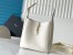 Saint Laurent Le 5 À 7 Soft Large Shoulder Bag in White Leather