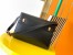 Saint Laurent Manhattan Small Shoulder Bag in Black Calfskin