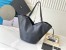 Saint Laurent Y Large Hobo Bag in Black Calfskin