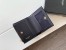 Saint Laurent Cassandre Bi-fold Wallet in Black Matelasse Leather