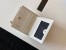 Saint Laurent Cassandre Bi-fold Wallet in White Matelasse Leather