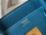 Hermes Blue Jean Clemence Birkin 30cm Bag