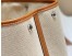 Hermes Garden Party 30cm Bag in Toile and Gold Leather