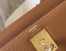 Hermes Brown Epsom Kelly 32cm Sellier Bag