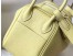 Hermes Mini Lindy Bag In Jaune Poussin Clemence Leather